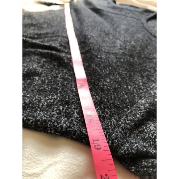 Athleta Ruched Waist Sheath Dress Womens M Dark Gray Heathered Soft Stretchy - Picture 6 of 8